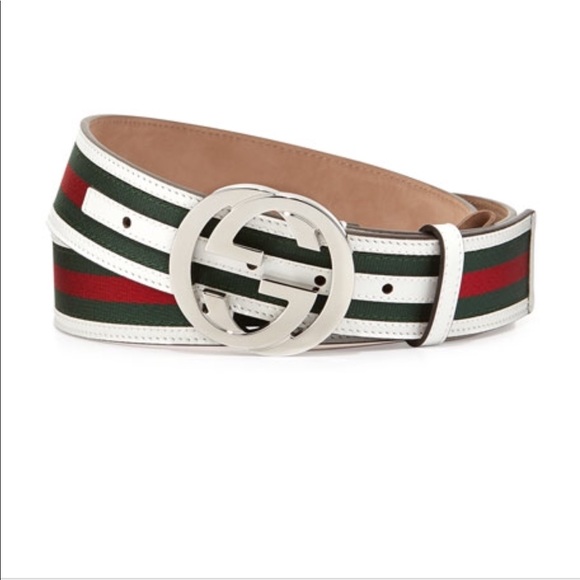 gg belt white